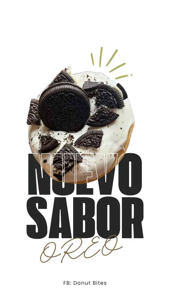 Dona sabor Oreo decorada, Monterrey