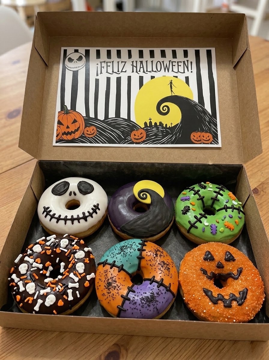 Dona decorada Donas de Halloween, halloween, Monterrey